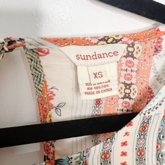 Sundance Catalog Floral Print Top Shirt Size XS - Picture 4 of 4